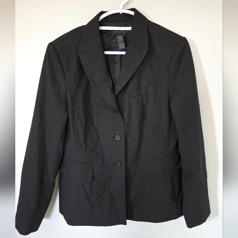 The Limited | Black Stretch Blazer Size Large